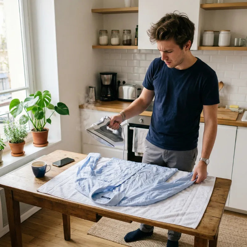 Comment repasser sans table à repasser ? Surfaces, astuces et limites (2026)
