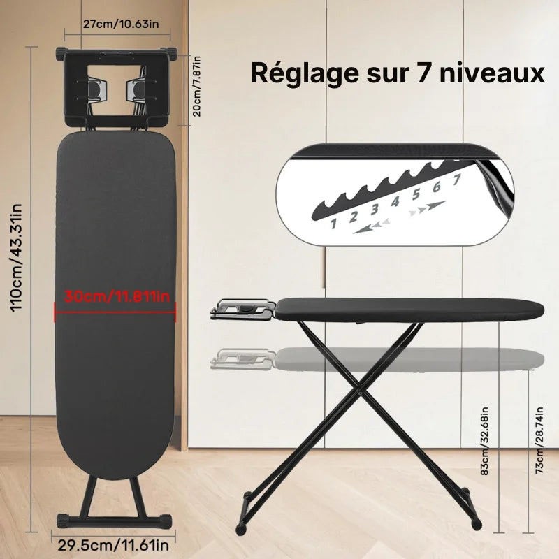 Table À Repasser En Acier